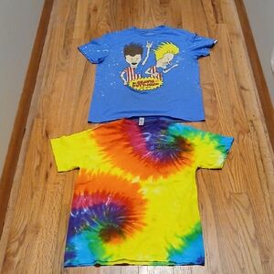 2 Tee Shirts  Small Adult Size